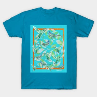 wild boho style birds ecopop T-Shirt